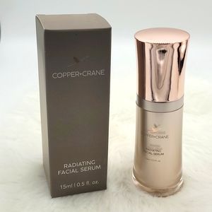 New Copper + Crane RADIATING FACIAL SERUM 0.5oz / 15ml Hydrating Face Skin Care